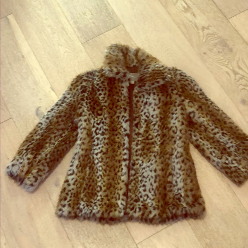Faux fur jacket